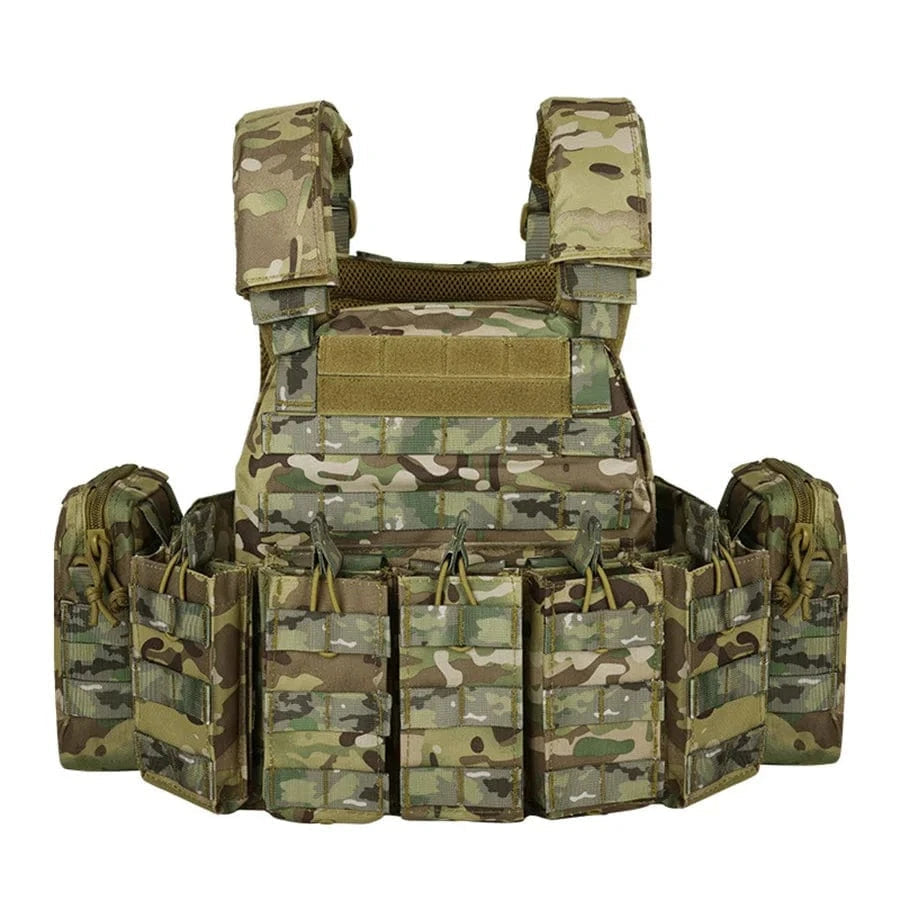 YAKEDA Equipment Vest and Five Piece Bag Training Vest CP