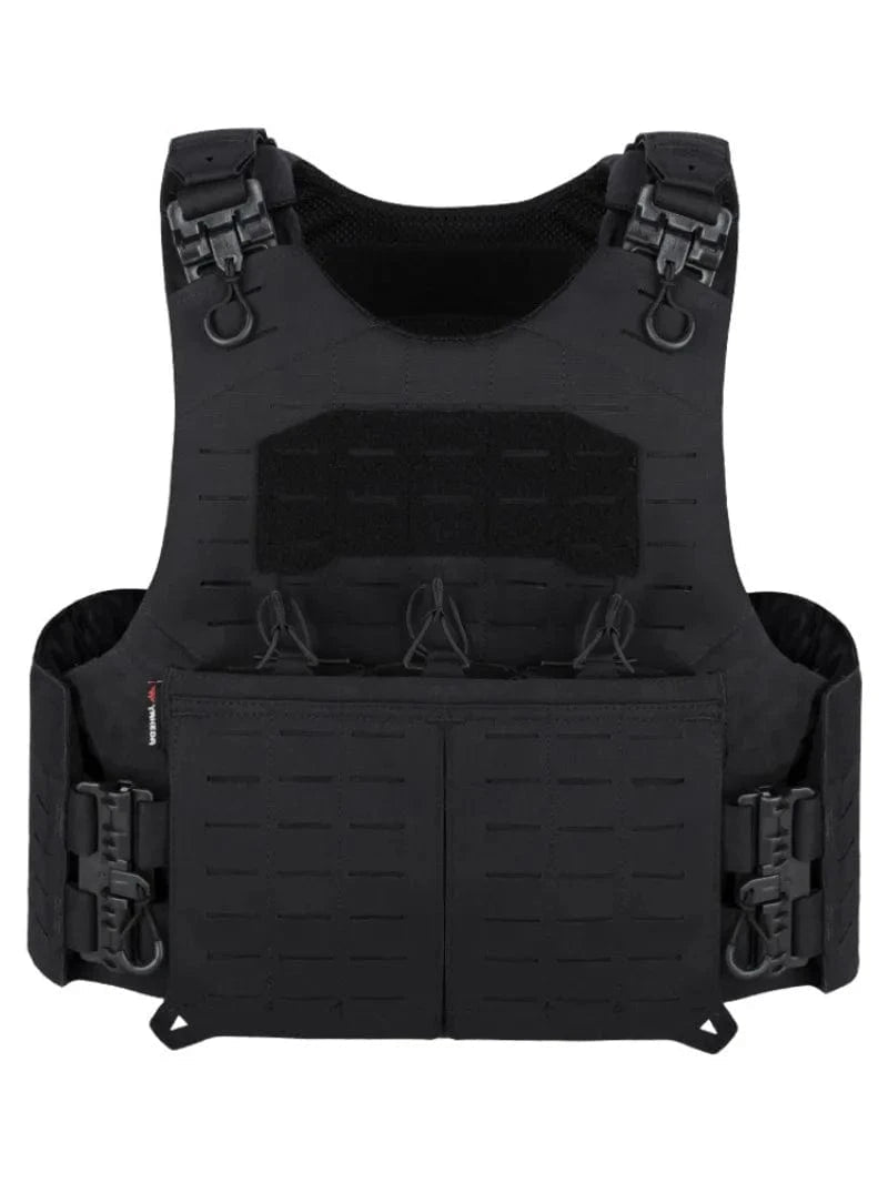 YAKEDA Tactical Vest New Tactical Vest Nylon One-click Quick Release Cutting PALS System Multi-functional Protective Vest Black / CHINA