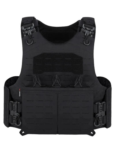 YAKEDA Tactical Vest New Tactical Vest Nylon One-click Quick Release Cutting PALS System Multi-functional Protective Vest Black / CHINA