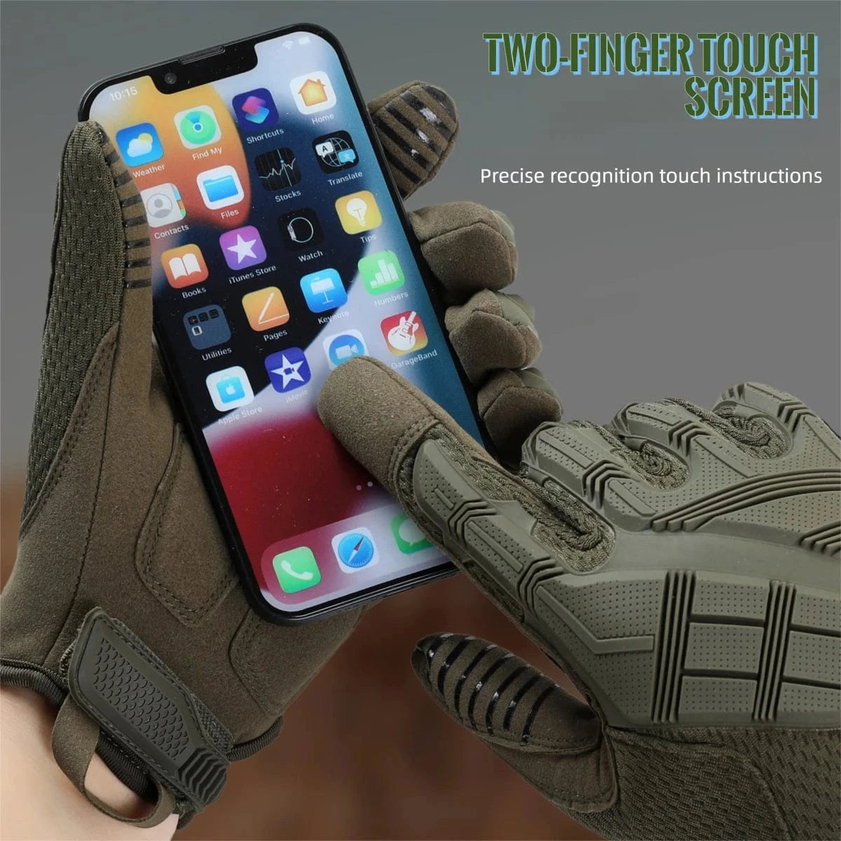 YANBIGUO Tactical Gloves for Men,Touchscreen Motorcycle Gloves with Soft Shell&Palm Pad for Cycling Hunting Camping Climbing
