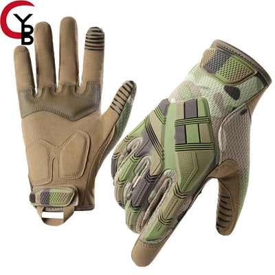 YANBIGUO Tactical Gloves for Men,Touchscreen Motorcycle Gloves with Soft Shell&Palm Pad for Cycling Hunting Camping Climbing