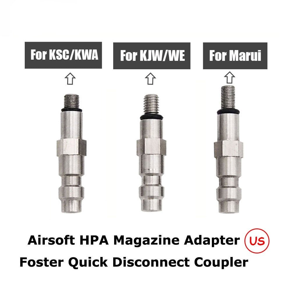 Adaptateur de valve de magazine HPA Airsoft coupleur à déconnexion rapide (US) - ACTION AIRSOFT