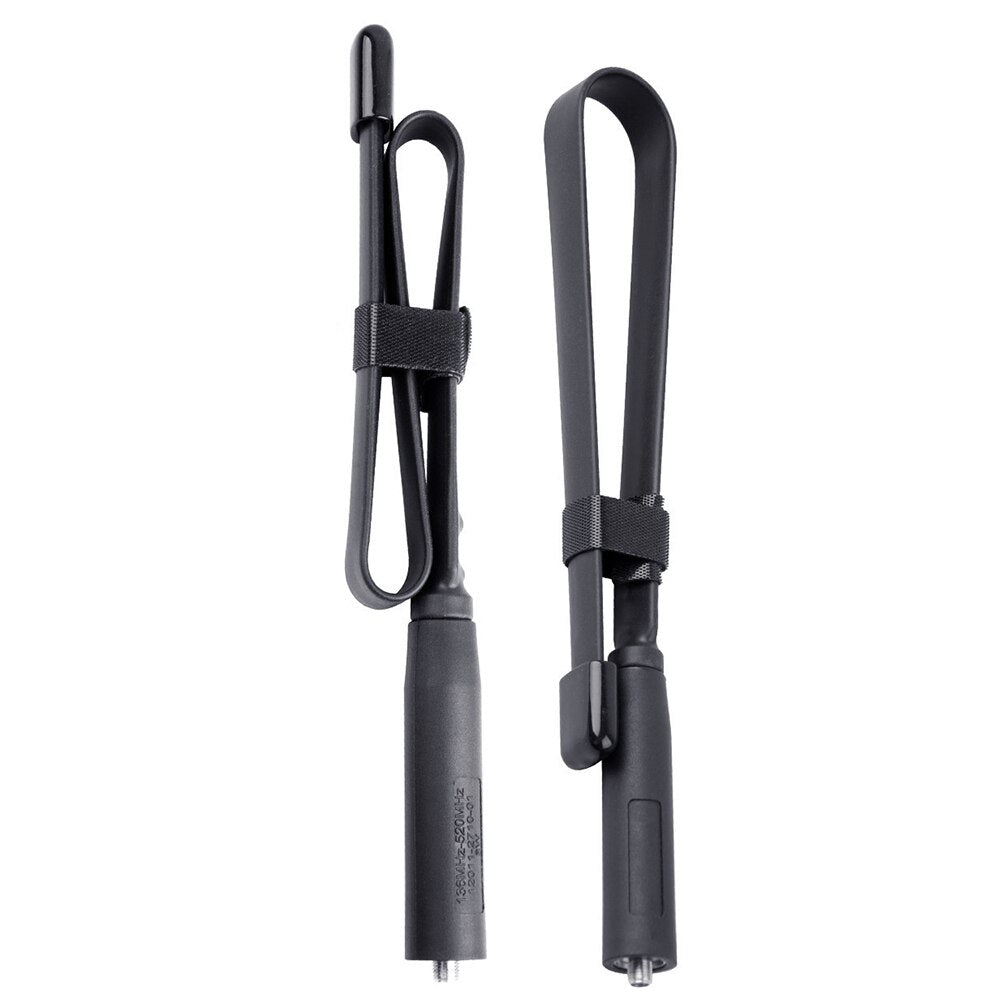 Antenne talkie-walkie pliable 150/440MHz SMA femelle VHF UHF Baofeng UV-5R/82 - ACTION AIRSOFT