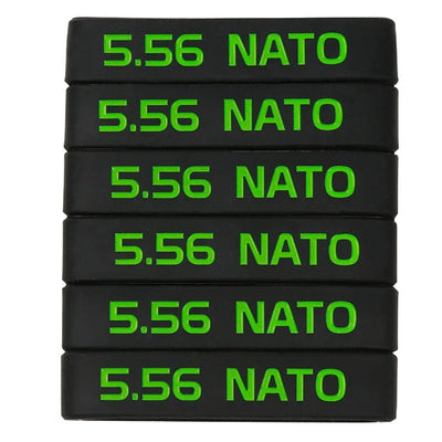 Bande marquage chargeur 5.56 multicolore 6 pcs - ACTION AIRSOFT