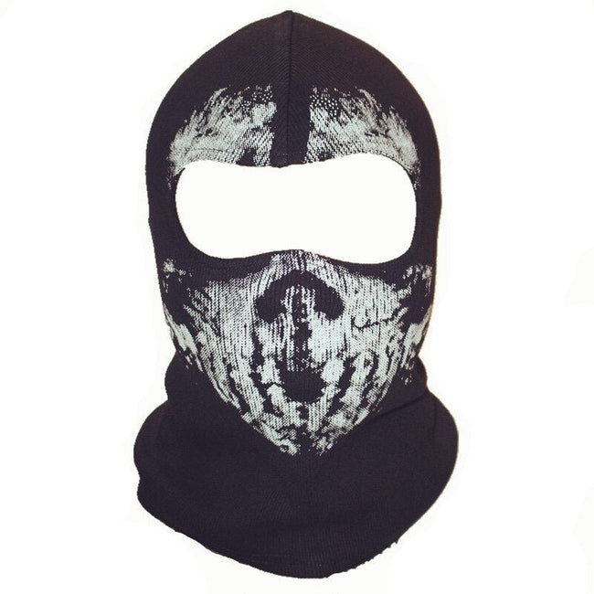 Cagoule crâne Ghost Skull Face Warmly - ACTION AIRSOFT