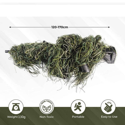 Camouflage fusil Sniper Ghillie 3D Airsoft - ACTION AIRSOFT