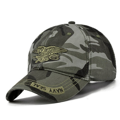 Casquette marine Navy Seal camo - ACTION AIRSOFT