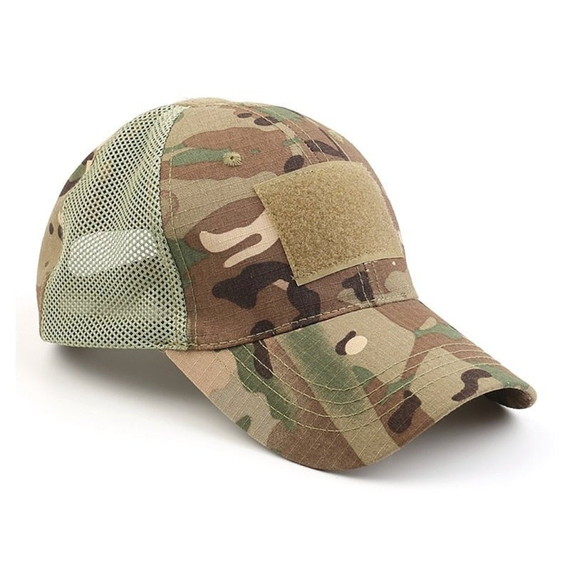 Casquette militaire tactique maille SPAorts - ACTION AIRSOFT