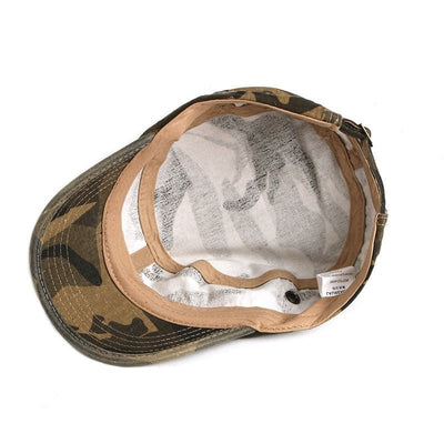 Casquette vintage militaire camouflage WOS - ACTION AIRSOFT