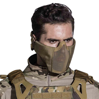 Demi-masque grille métal SN Airsoft - ACTION AIRSOFT