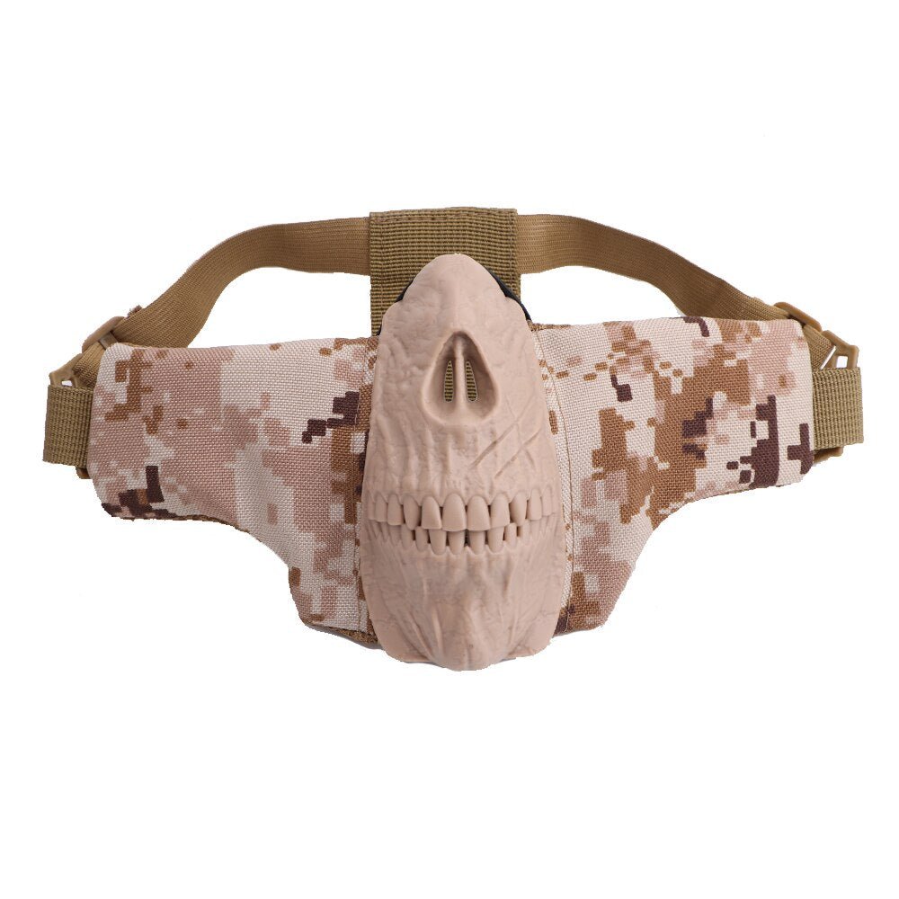 Demi-masque tactique Airsoft squelette Protector OS - ACTION AIRSOFT