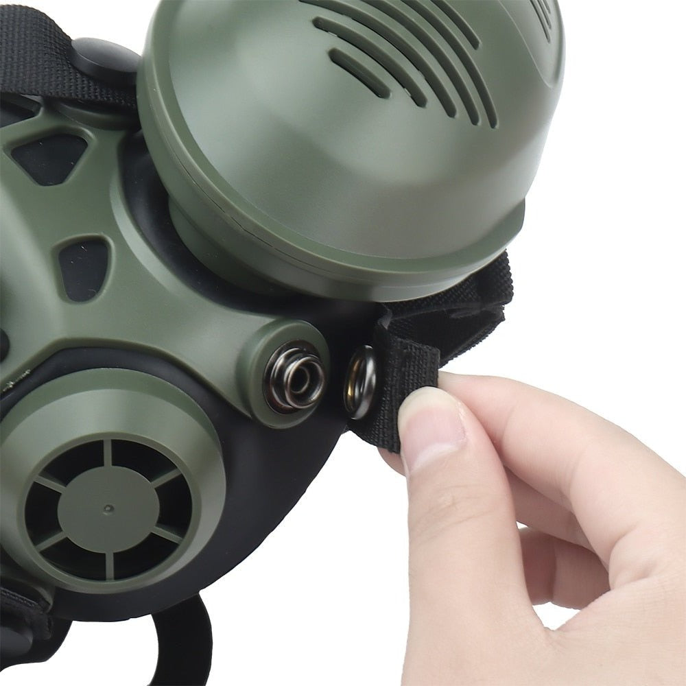 Demi-masque tactique double respirateur Airsoft CS Game - ACTION AIRSOFT