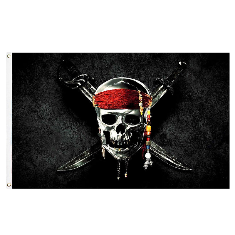 Drapeau Pirate Jolly Rogers 60-150cm - ACTION AIRSOFT
