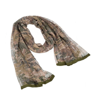 Écharpe maille camouflage coton 190x90 cm HOS - ACTION AIRSOFT