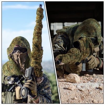 Écharpe tactique filet camouflage Sniper Multicam - ACTION AIRSOFT