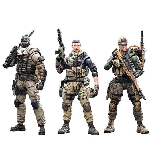 Ensemble figurine soldat Hardcore Freedom 3 pcs - ACTION AIRSOFT