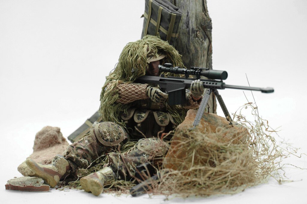 Figurine Sniper militaire 1/6 12 pouces - ACTION AIRSOFT