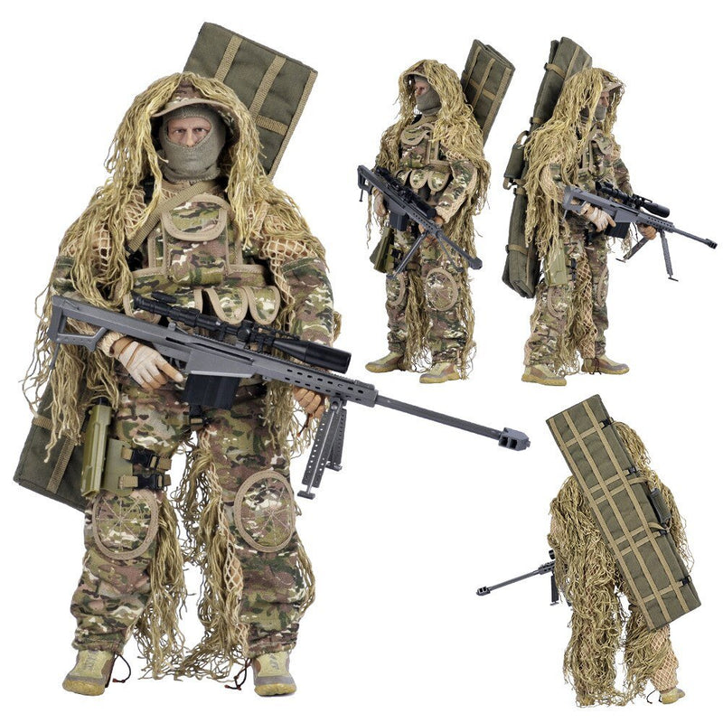 Figurine soldat Sniper 1/6, 11.8 " 30cm Barrett M82A1 - ACTION AIRSOFT