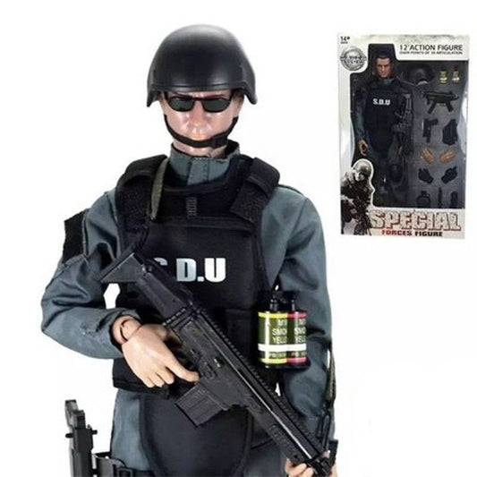 Figurine soldat Special Force 1/6 30cm 1 pc - ACTION AIRSOFT