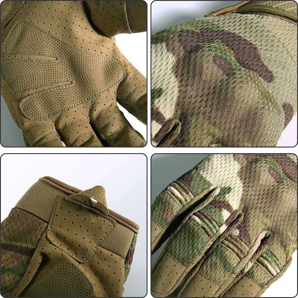 Gants militaire tactile doigt complet MC Gear - ACTION AIRSOFT