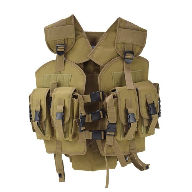 Gilet combat tactique multi-poches Airsoft FSO - ACTION AIRSOFT