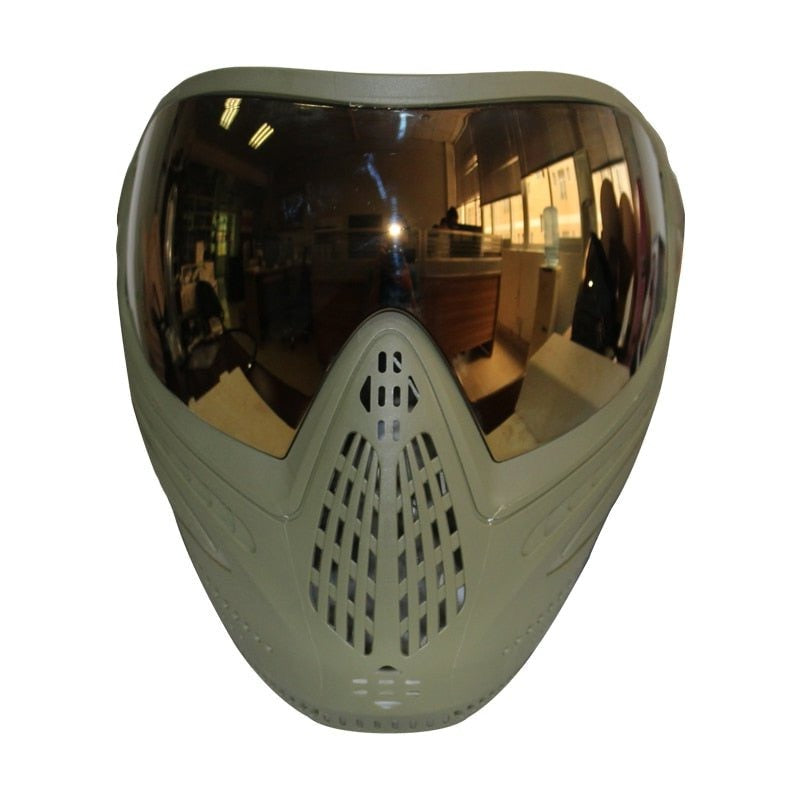 Grand masque Paintball / Airsoft double lunettes lentille colorée - ACTION AIRSOFT