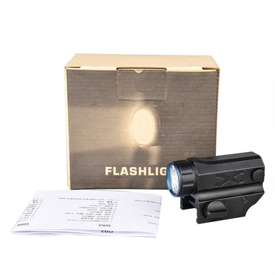 Lampe de poche tactique pistolet G03S 210lm Glock 17 19 21 22 avec batterie CR123A - ACTION AIRSOFT