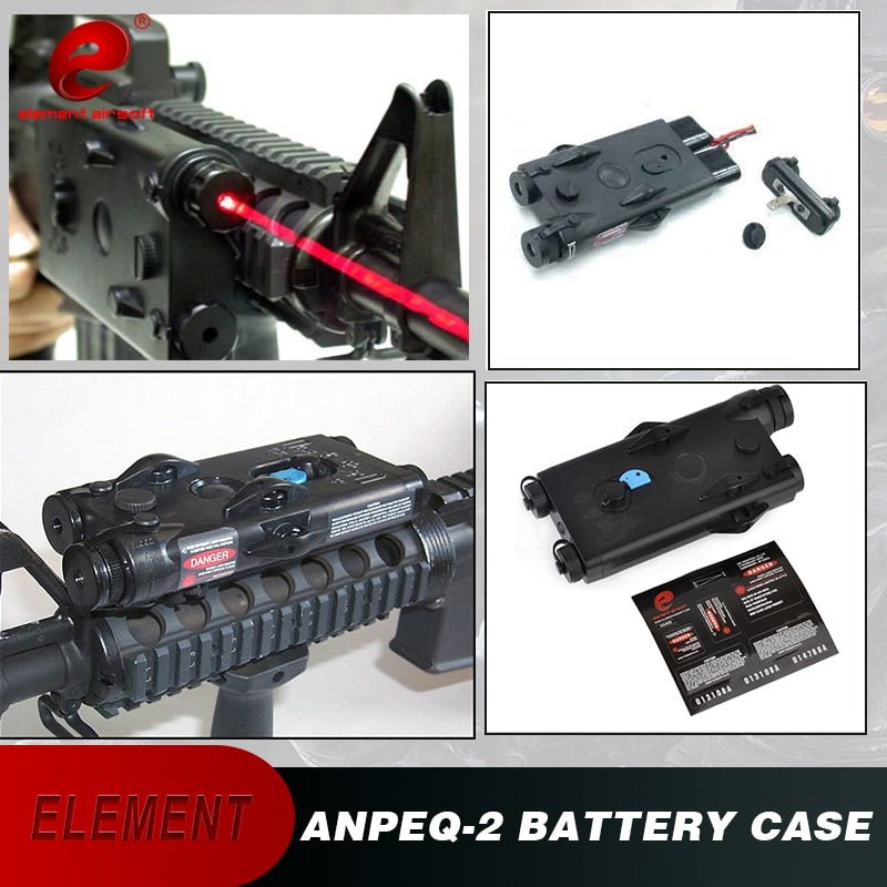 Lampe laser Element Airsoft batterie AN PEQ-2 EX426 - ACTION AIRSOFT