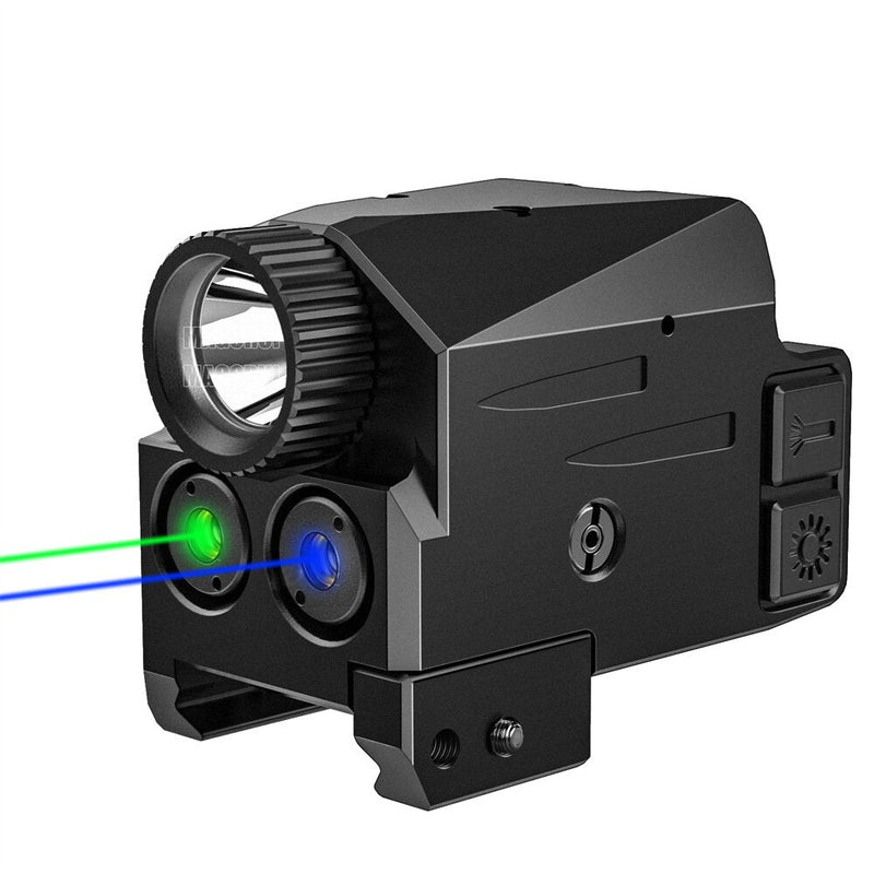 Lampe laser pistolet faisceau bleu USB 500 Lumens - ACTION AIRSOFT