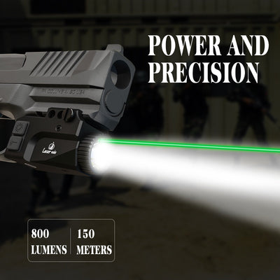 Lampe laser pistolet LED 800 Lumens USB Rechargeable - ACTION AIRSOFT
