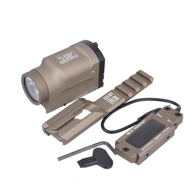 Lampe pour arme AK47 AK74 AK-SD GEN 2 LED 20mm interrupteur - ACTION AIRSOFT