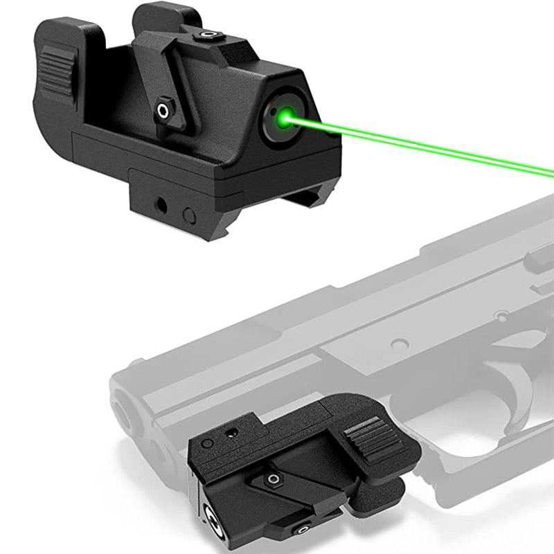 Laser pistolet Rail Picatinny Weaver USB rechargeable - ACTION AIRSOFT