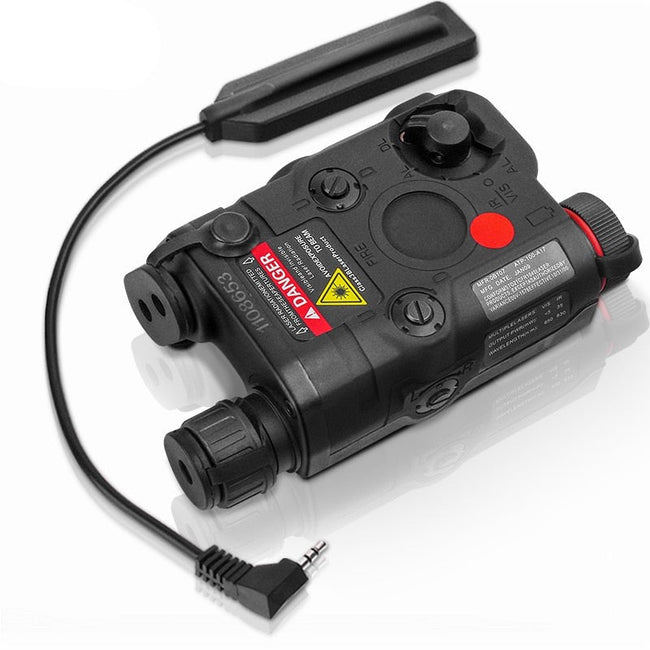 Laser point rouge et lampe de poche LED blanche rail 20mm Airsoft PEQ - ACTION AIRSOFT