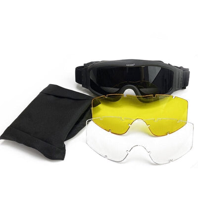 Lunettes protection Airsoft/Paintball 3 lentilles RN Hawk - ACTION AIRSOFT