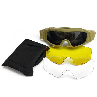 Lunettes protection Airsoft/Paintball 3 lentilles RN Hawk - ACTION AIRSOFT