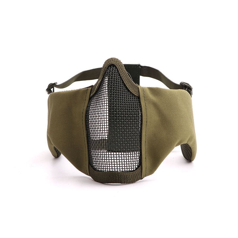 Masque facial Airsoft avec maille auriculaire MPO - ACTION AIRSOFT