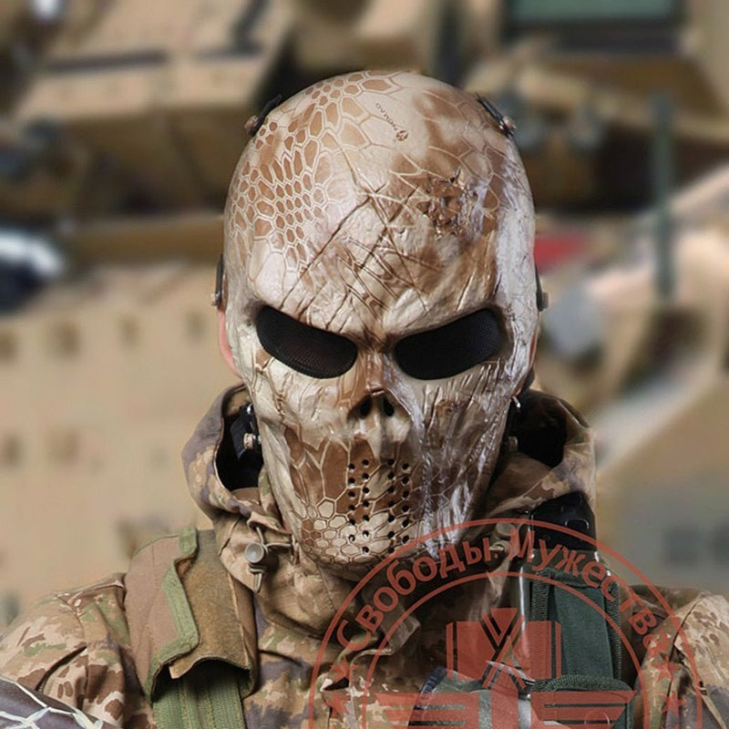 Masque fantôme camouflage tactique Python - ACTION AIRSOFT