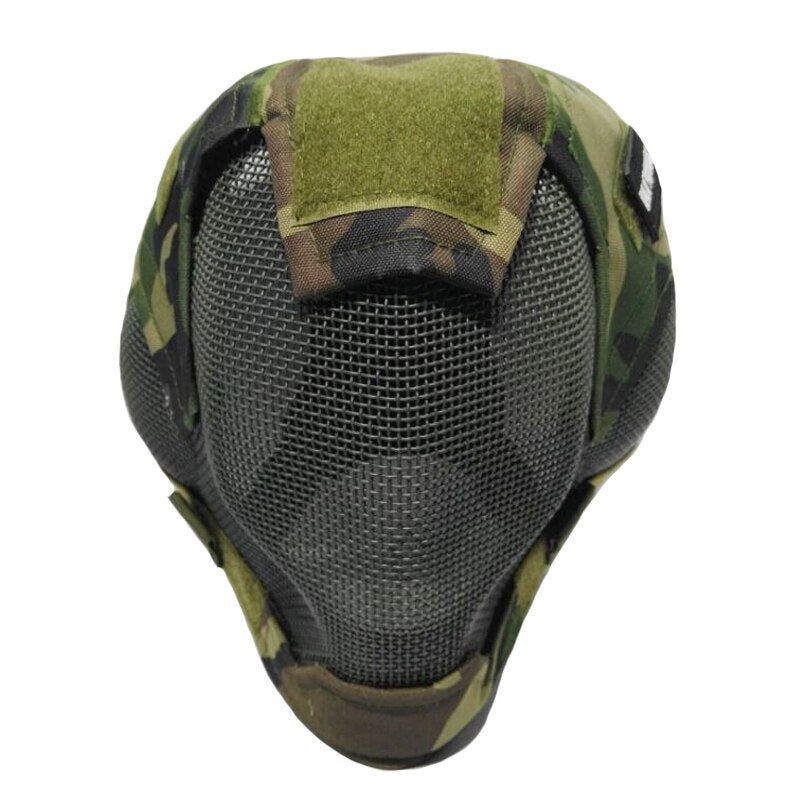 Masque protection facial complet Airsoft grille acier V6 - ACTION AIRSOFT