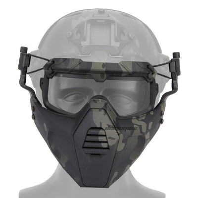 Masque tactique protection Airsoft avec lunette - ACTION AIRSOFT