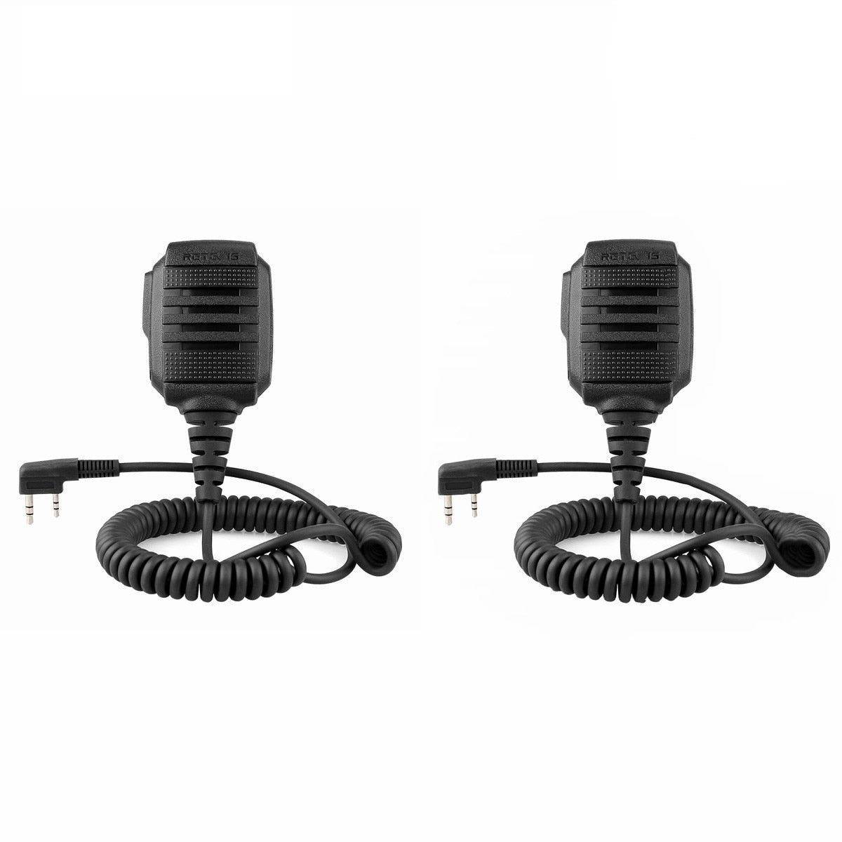 Microphone talkie-walkie HK006 IP54 étanche PTT pour Kenwood Baofeng UV-5R UV82 RT622 - ACTION AIRSOFT