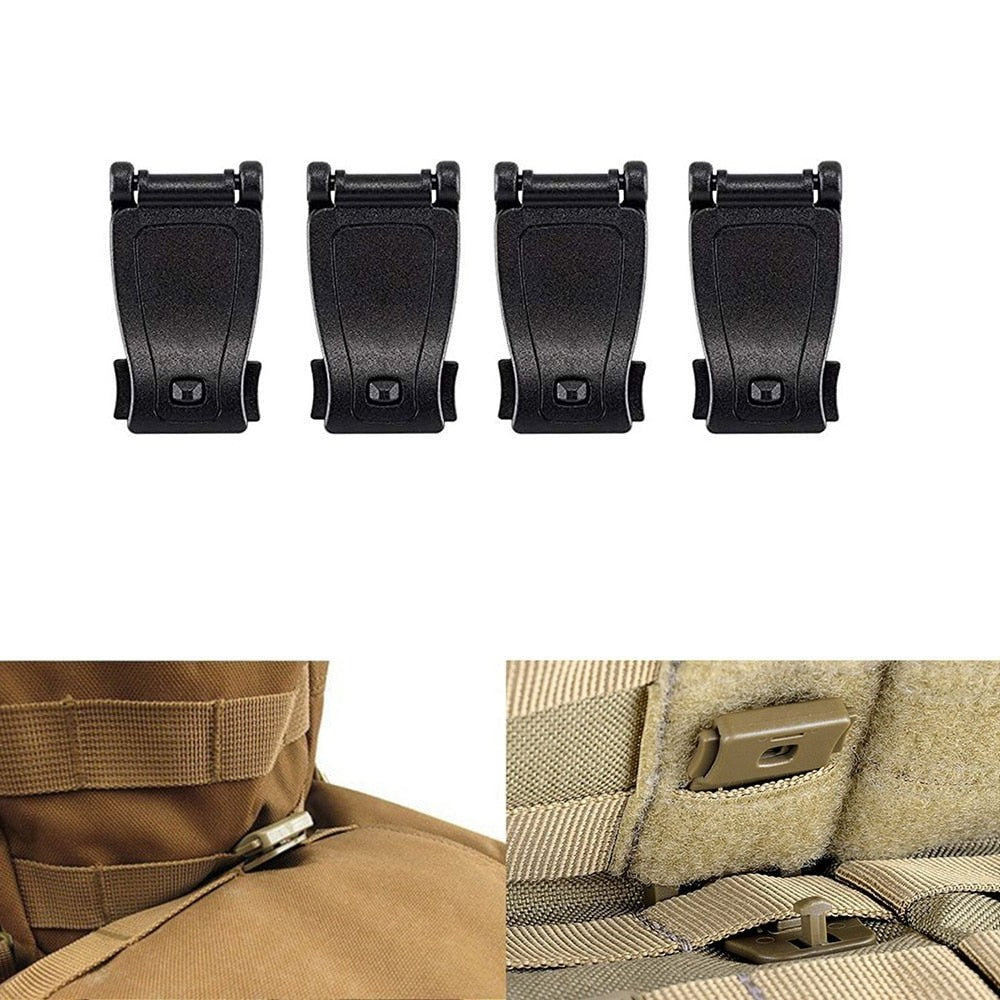 Mini Pack d'accessoires fixation Molle pour sac à dos 13 pcs - ACTION AIRSOFT
