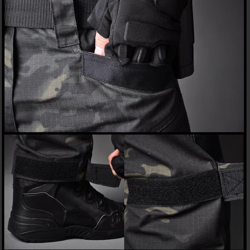 Pantalon cargo tactique camouflage militaire imperméable - ACTION AIRSOFT