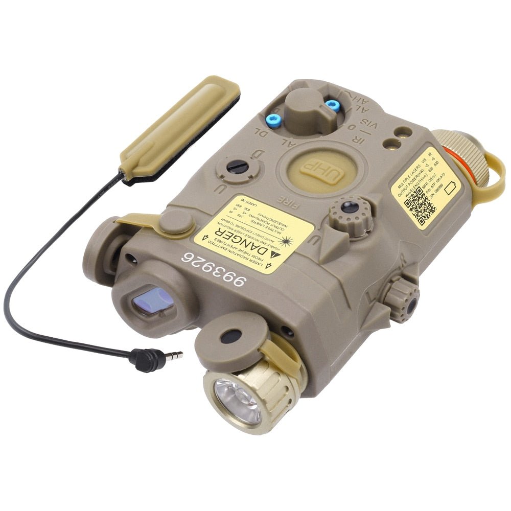 Pointeur laser LA-5C PEQ-15 réglable IR Rail 20mm - ACTION AIRSOFT